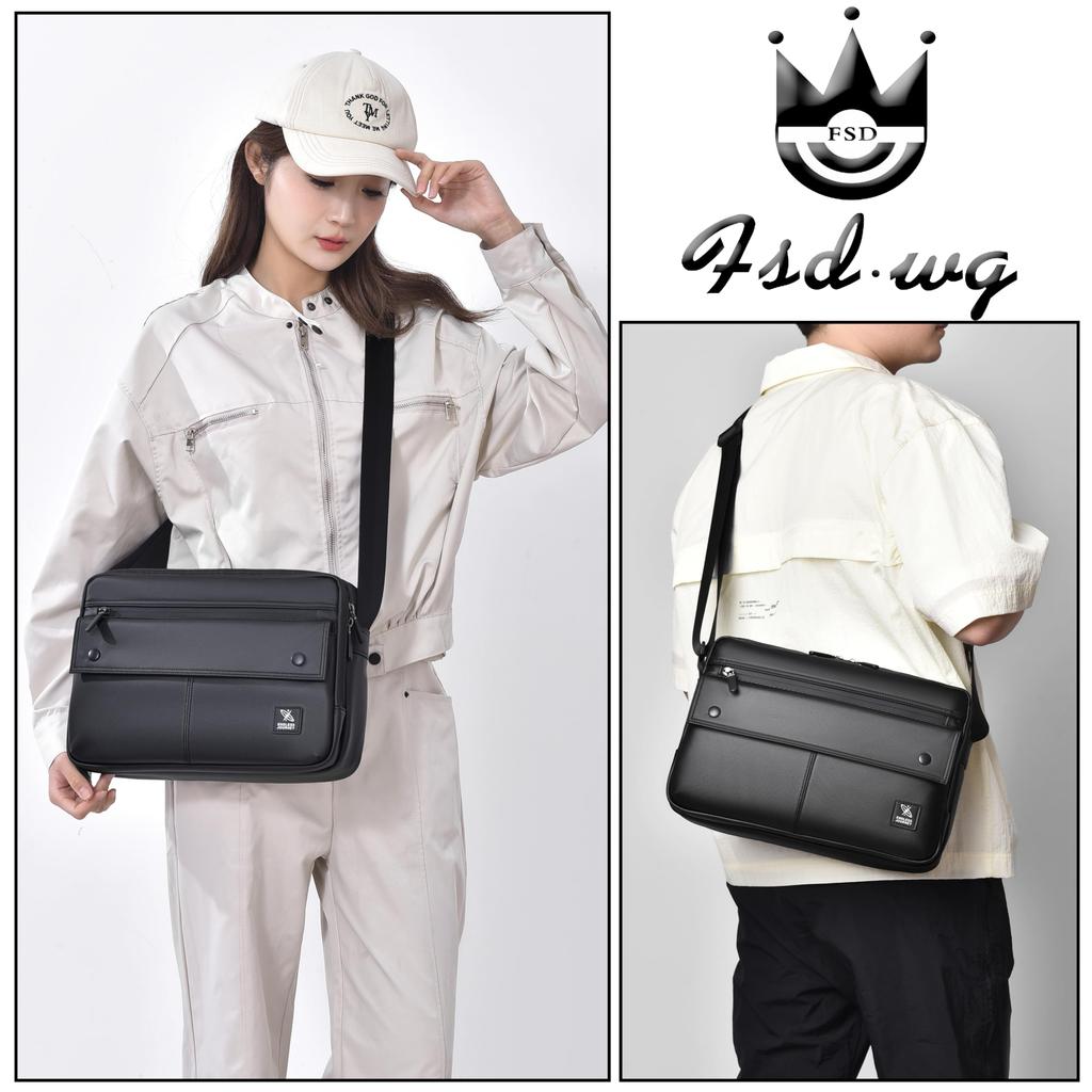 Umhängetasche für Crossbody Messenger Schulter Pendeln zu Outdoor-Aktivitäten [FSD.WG] Herren, leicht, Tasche, Tasche, wasserdicht, 2-Wege, Arbeit, Schule,