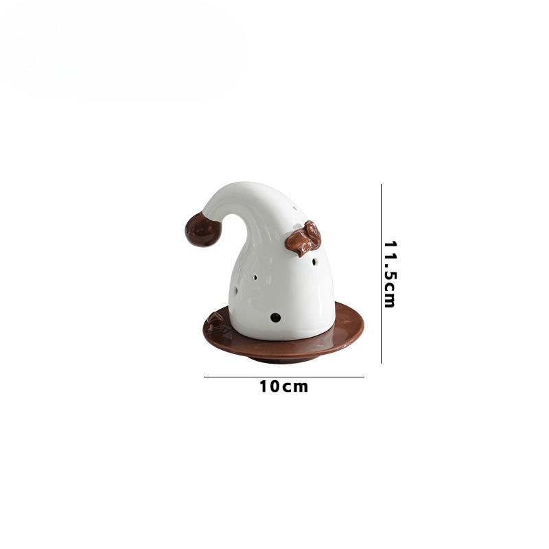 Creative magic cap, toothpick box, ceramic household toothpick holder, dental floss box, high appearance level