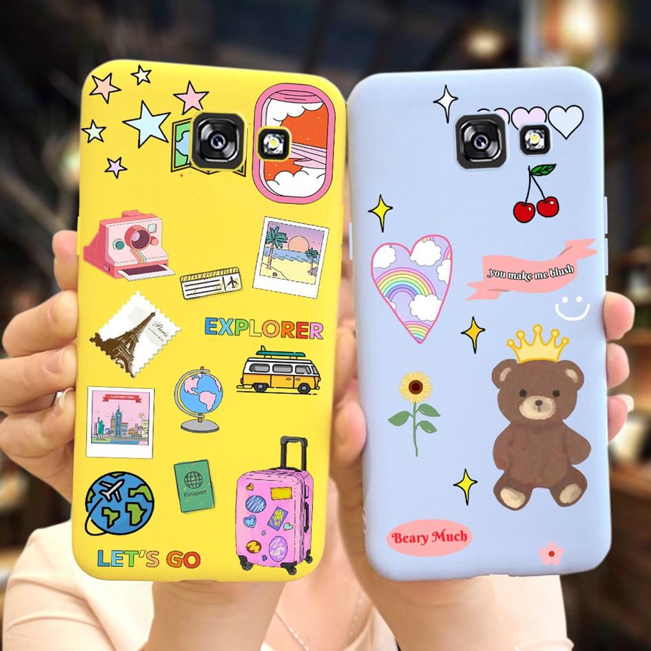 A5 2016 Case For Samsung Galaxy A5 2017 Cover A520 SM-A520F Popular Flower Shockproof Bumper For Samsung A5 2016 A510 Soft Funda