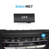 Central Console AC Heater Button Switch Cover Climate Control Button For BENZ E Class W212 W207 E200 E250 E300 E350 E400 E500
