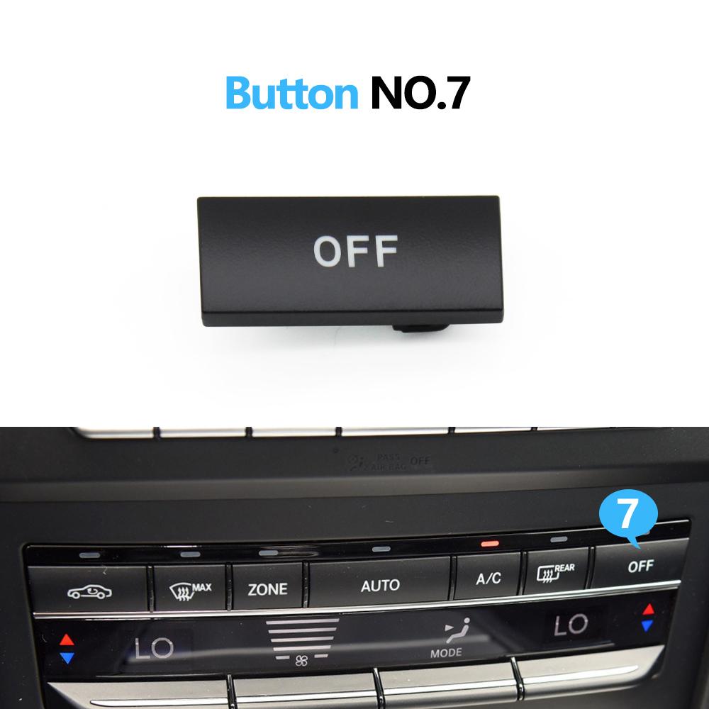 Central Console AC Heater Button Switch Cover Climate Control Button For BENZ E Class W212 W207 E200 E250 E300 E350 E400 E500