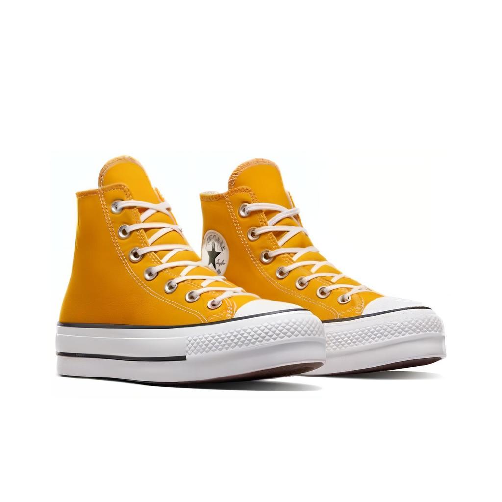New Converse All Star Lift High Top Canvas Shoes Women's Yellow A06506C