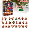 Christmas Countdown Box With Chicken Shaped Acrylic Tree Ornaments For Holiday Decor