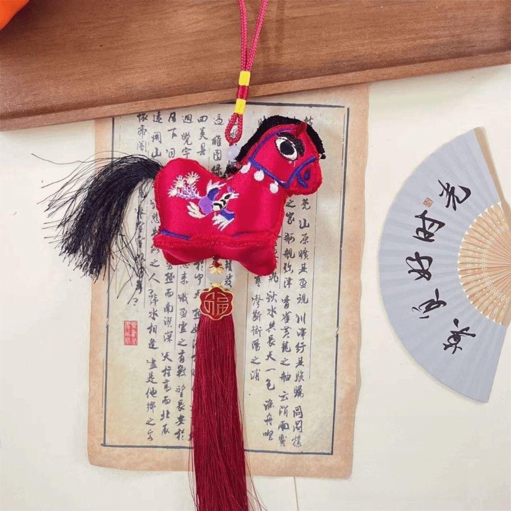 Embroidery Zodiac Sachet Pendant Door Hanging Hanging Tassel Sachet Spring Festival