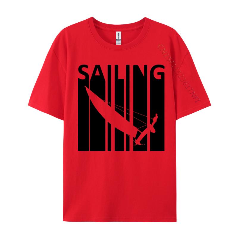 Sailing Kat Sailing Tshirts Bold Style Premium Cotton Men Tops T Shirt Novelty Design Autumn T Shirt
