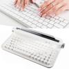 Vintage   Keyboard 86 Keys Portable Wireless Keyboard with Integrated Stand for   for   for