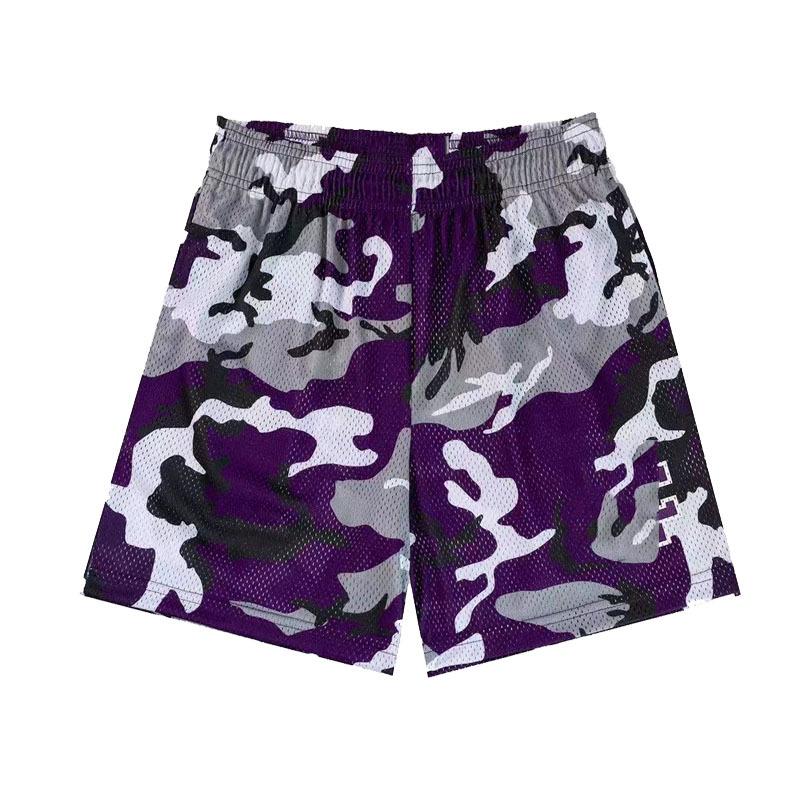 

Чоловічі Стильні Сітчасті Фітнес Шорти - Американський та Європейський Стиль Екіпірування для Бігу та Тренувань XXXL фіолетовий