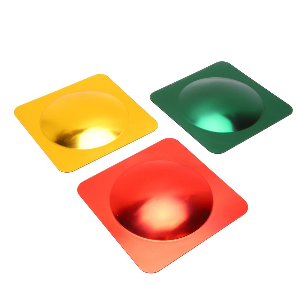 Bubble Wall Mirror Red Yellow Green Acrylic Sensory Bubble Mirror for Children Room Playrooms 3 Piece Set