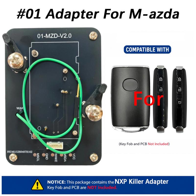 CNP259 Super NXP Killer Device Adaptér bez čipu Univerzální dálkové ovládání 49 čipů 434 MHz Pro Mazda 3 6 CX3 CX5 CX9 2014-