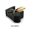 Gramophone Aluminum Rod Phonograph Stylus Record Cartridges Needle for Shure M447 M44G M44E M55E M80E AP76