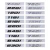 3D ABS Chrome Black Car Rear Trunk Letters Badge Sticker For BMW Lettering 1 2 3 4 5 6 7 Series Logo Emblem Auto Accessories