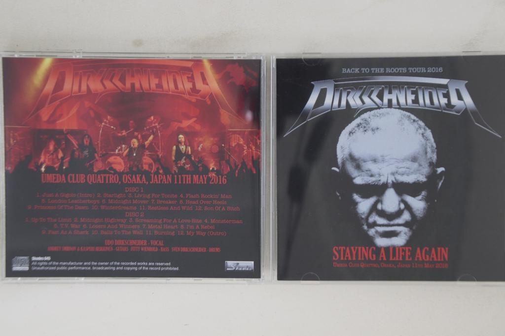 CD DIRKSCHNEIDER - Staying A Life Again SHADES645 SHADES Japonský Metal Použité