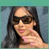 Leopard Print Square Sunglasses For Women And Men With Polarized Tac Lenses Uv400 Outdoor Fashion