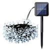 Waterproof LED Solar Cherry Blossom Fairy String Lights for Outdoor Christmas Decor