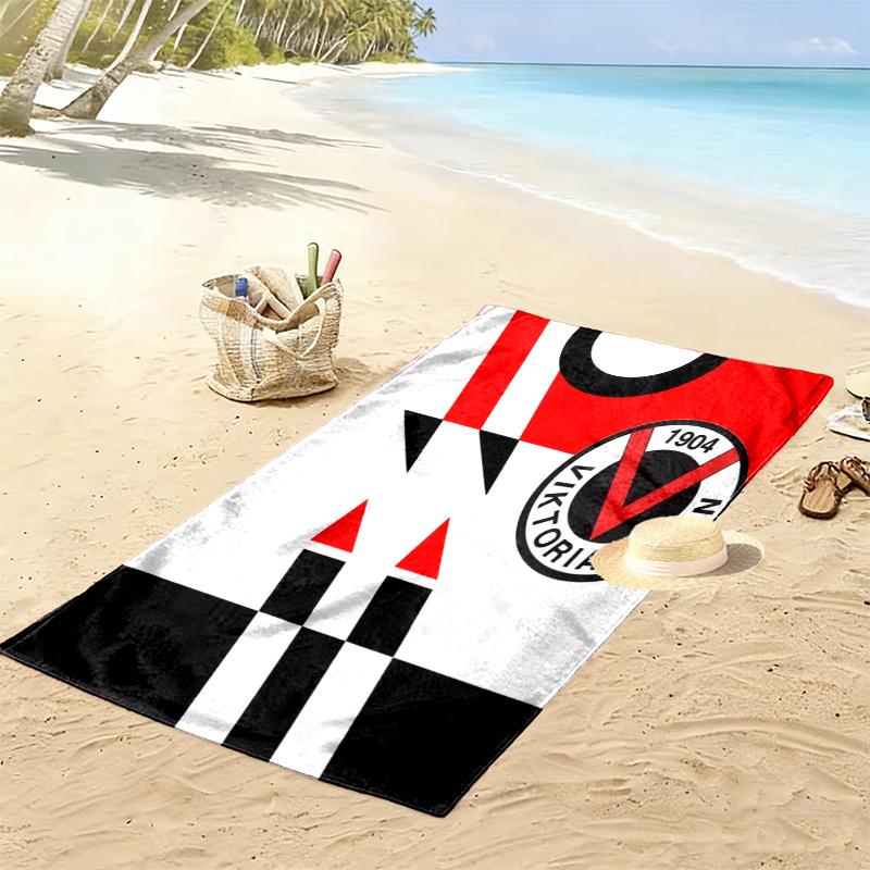 Fc Viktoria Kln Towel, Large Soft Quick Dry Towel for Beach Camping Swimming