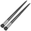 Hay Spears Bale Spikes 2 Black Hay Bale Spears 49" Capacity 4000 Lbs 1 3/4" Dia.