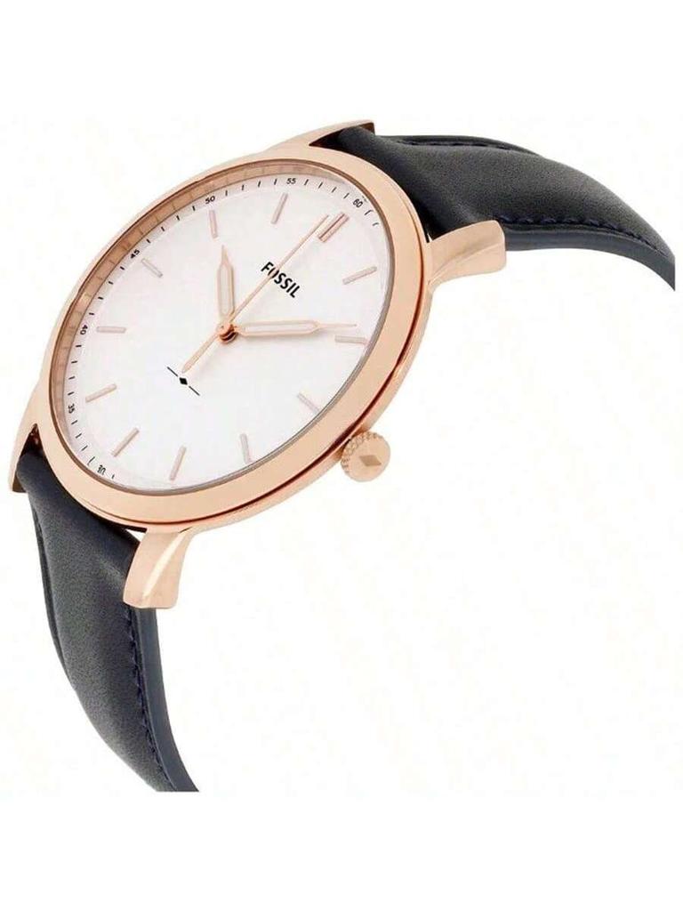 Minimalist Quartz Watch Men, featuring dial, genuine leather strap, multi-function textured sub-dial. embodies masculine classic elegant, FS5371