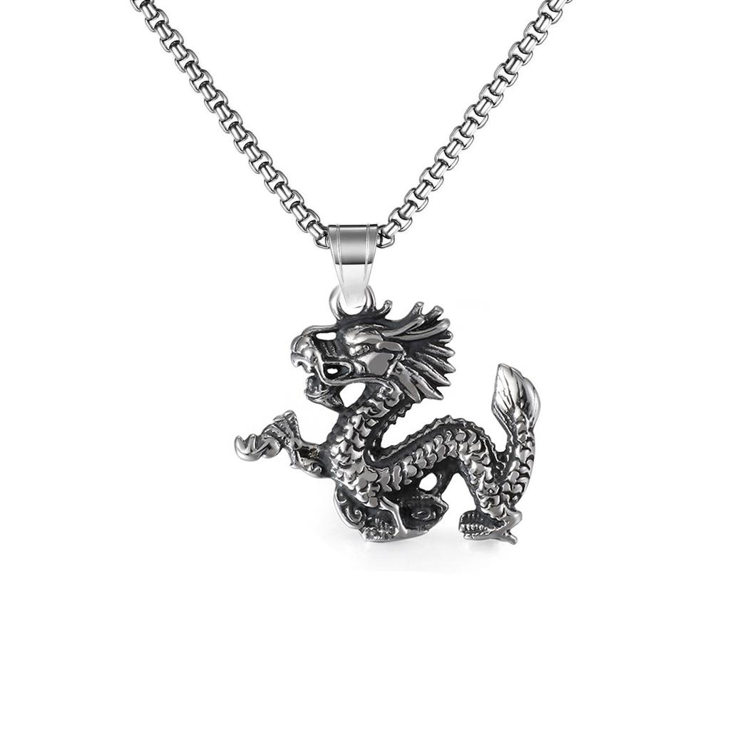 Golden Horn Prajna Pendant, Men'S Ghost Mask Necklace Halloween Gift