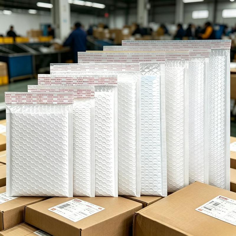 Waterproof Bubble Envelopes Bag Pearl Film Thickened Shipping Bags Self-Sealing Foam Envelope Courier Bags for Express Packaging