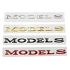 Metal ABS Car Styling Trunk Rear Tail Body Side Badge Sticker for Tesla Model 3 S X Y DUAL MOTOR Emblem Exterior Accessories