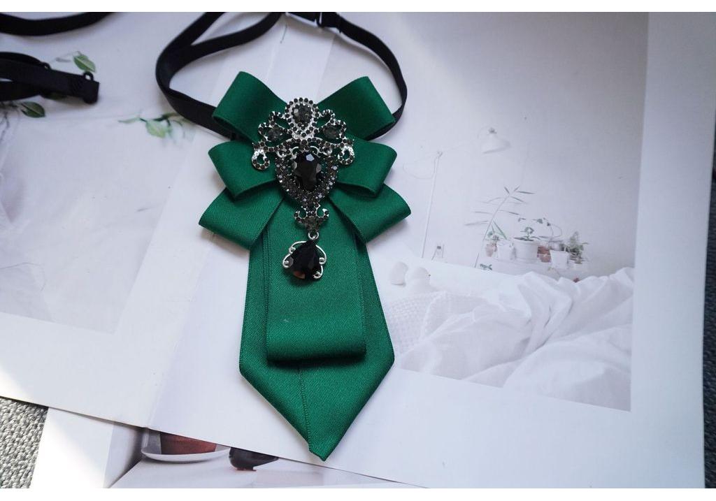 Unisex Fliege mit Strass-Verzierungen für Herren und Damen