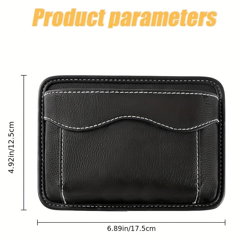 Car Storage Bag for Mobile Phones, Adhesive Seat Organizer, Dashboard Hanging Pouch