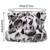 Winter Imitation Fur Hat Plush Bucket Hat Leopard Print Bear Ear Ruslan Baginsky Hat Thicken Woman Bonnet Ski Cap Fisherman Hats