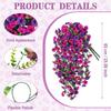 Artificial Morning Glory Silk Flower Vine Hanging Garland Fake Flower String For Home Wedding Outdoor Wall Garden Decor