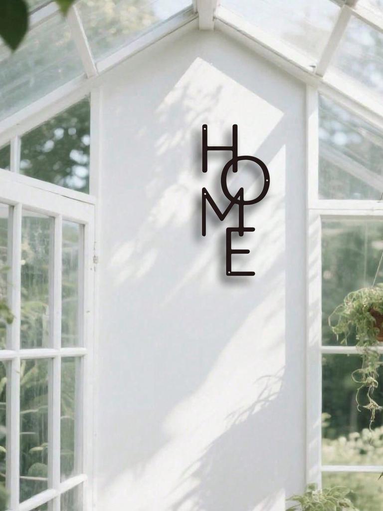 Gothic Wall Decor Metal Art Vintage Iron Sign Industrial Farmhouse Home