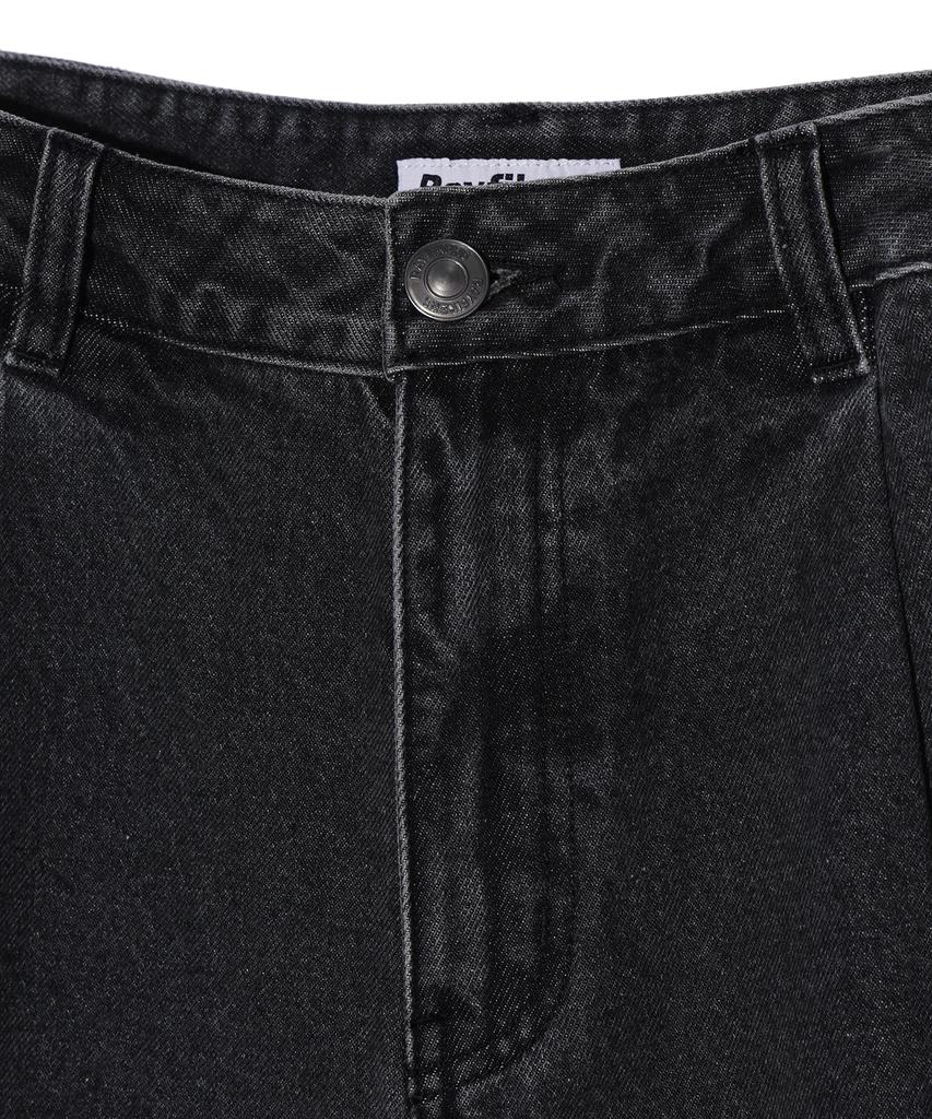 RAYFIKERS Cargo Bermuda Denim Shorts Black (Mp2Du348-076)