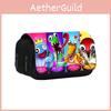 Rainbow Friends Large Capacity Pencil Holder With Multiple Pockets For Teen Use