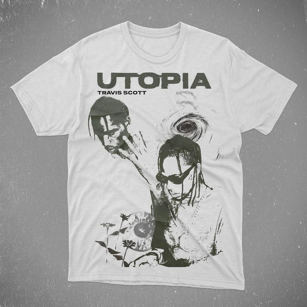 Travis Scott UTOPIA Cactus Jack CIRCUS MAXIMUS T Shirt Full Size S5XL Unisex T-Shirt M
