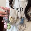 Resin Dinosaur Charm Necklace Unique Animal Pendant Clavicle Chain Vintage Long Neckchain Accessory for Women Men