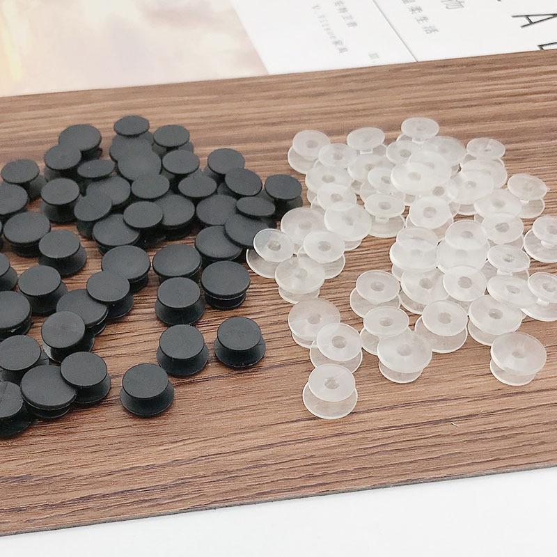 I-shaped Transparent Plastic Shoe Buckle with Letter Design for Garden Shoes