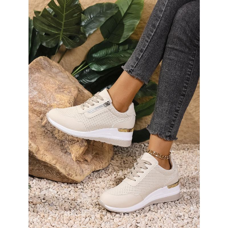 Women's New Fashionable Slouchy-Heel Thick-Sole Sneakers - Seasonal Mix-and-Match Style