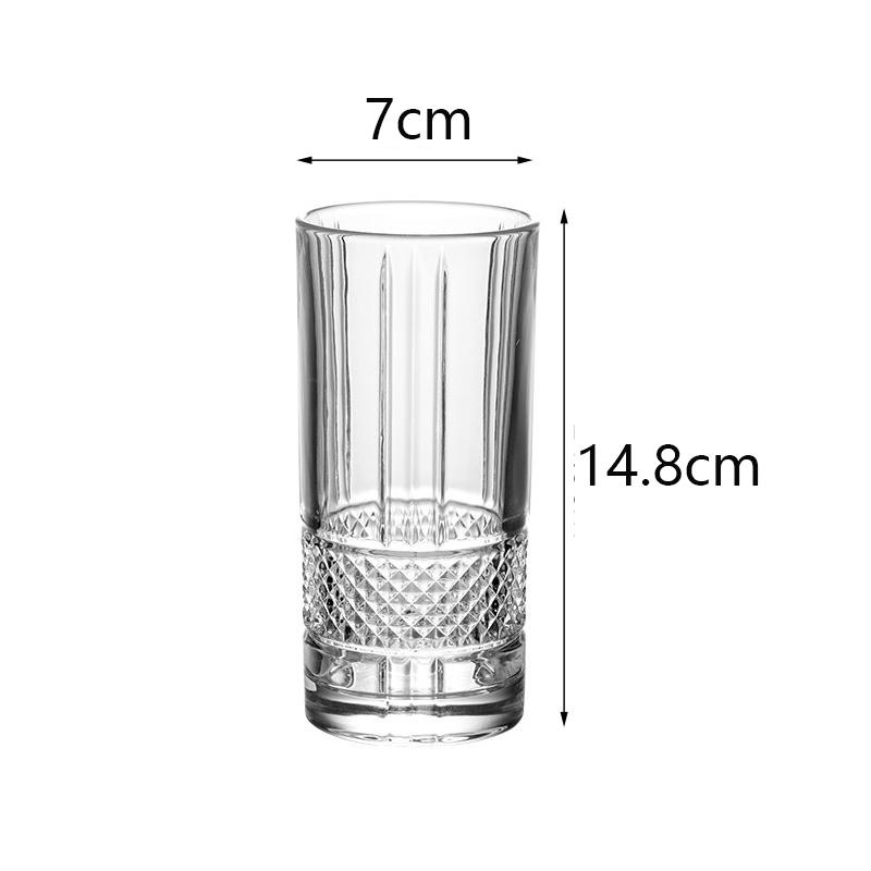 315ml/340ml Glasses Water Bottle Classic Colin Cup Diamond Patterned Coffee Cup Wine Cups Wedding Gifts Mugs Household Drinkware