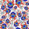 Outdoor Decorative Fabrics Oxford - Pattern Turkish Floral I Dx377