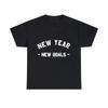 New Year New Goals Workout Fitness Graphic Tee Shirt, S-5XL