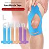 1Pcs Pre-Cut Kinesiology Tape For Knees Waterproof Elastic Breathable Athletic Tape Sports Bandage