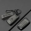 Alloy Leather Car Key Case Full Cover Shell For VW Volkswagen Passat B8 Tiguan Magotan Protector Keychain Keychain Accessories ze3