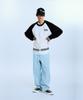 Akaibeuboldeu 939 Raglan Knit Zip-Up (Black)