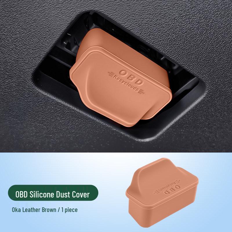 Universal Dustproof & Waterproof Silicone OBD Cover for Cars & EVs
