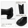 Girls boots children Martin boots 2025 new baby princess girl model catwalk high leather boots