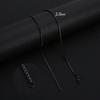 HIYEE 1.5 To 3 MM Thick Stainless Steel Box Chain Necklaces For Men And Women Jewelry Link Chokers With 18 To 24 Inches