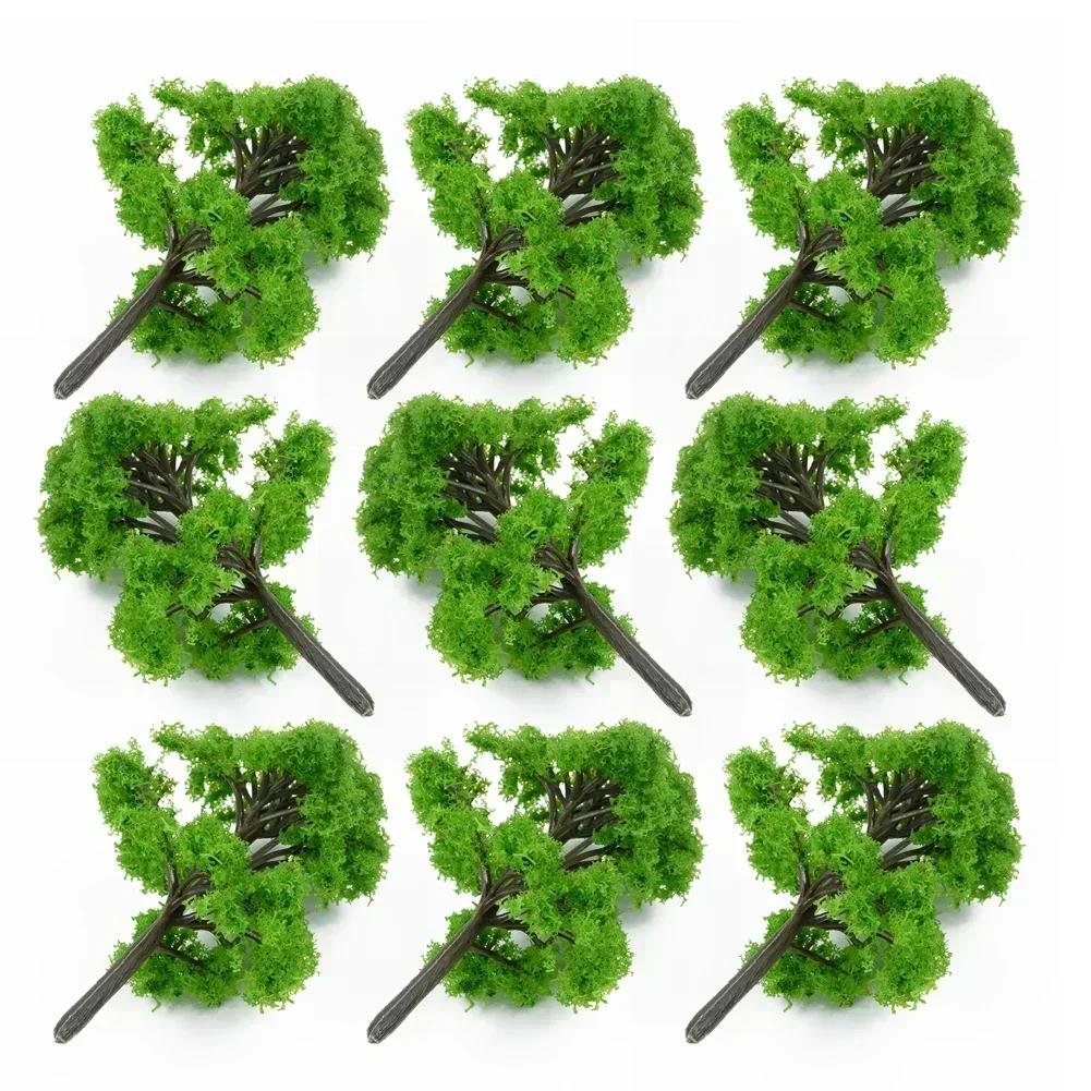 10pcs Banyan Trees Model 12cm HO OO Scale Model Trees Train Garden Railroad Layout Diorama Artificial Miniature Tree Scenery