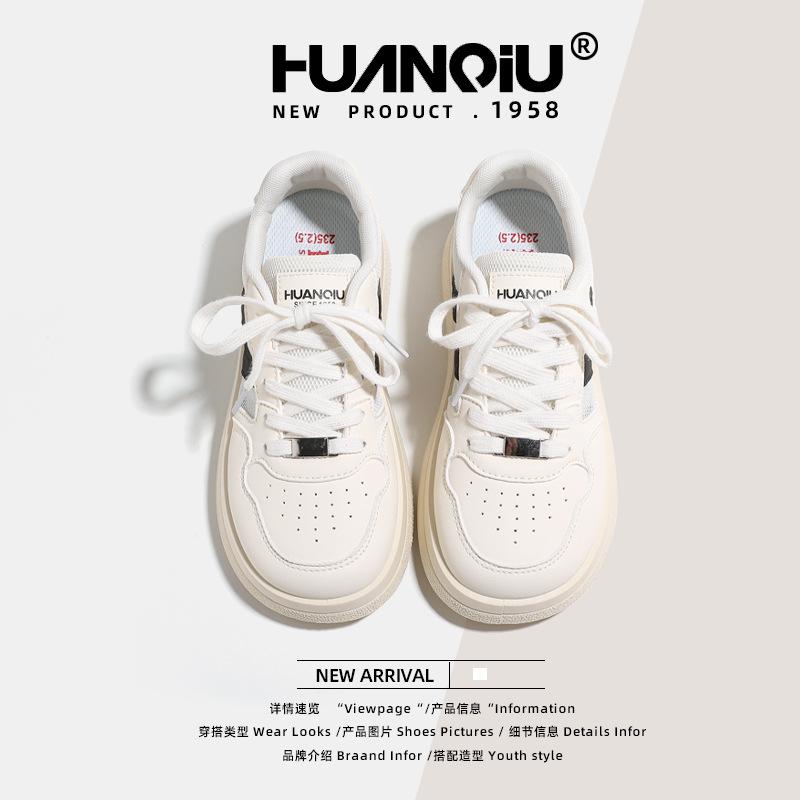 Global mesh breathable board shoes women's XHQ-G607 new summer versatile women's shoes white shoes casual shoes women's