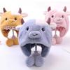 Ear Protection Winter Baby Hat Plush Baby Warm Cap Cartoon Infant Beanie Cap  Autumn/Winter