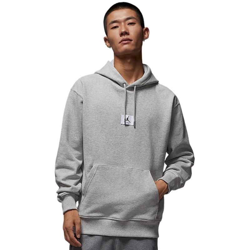 Jordan Men s ESS Patch Logo Fleece Pullover Hoodie L