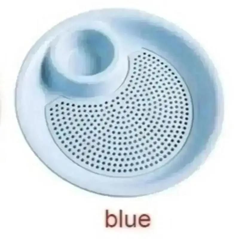 Thickened Double-layer Dumpling Plate Home Circular Grid Spaghetti Drain Plate Kitchen Plastic Fruit And Vegetable Drain Plate