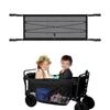 1 PZ Rete Cargo per Carrello Passeggino 70*35cm Robusta Estensibile Pieghevole Rete Cargo Carri da Giardino Forniture Rete Protettiva